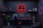 Drewniana dekoracja ścienna FC Barcelona (ręcznie wykonana) + opcja LED